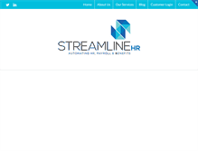 Tablet Screenshot of mystreamlinehr.com